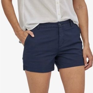 Patagonia Women's Stretch All-Wear Shorts 4" Navy Blue Size 8